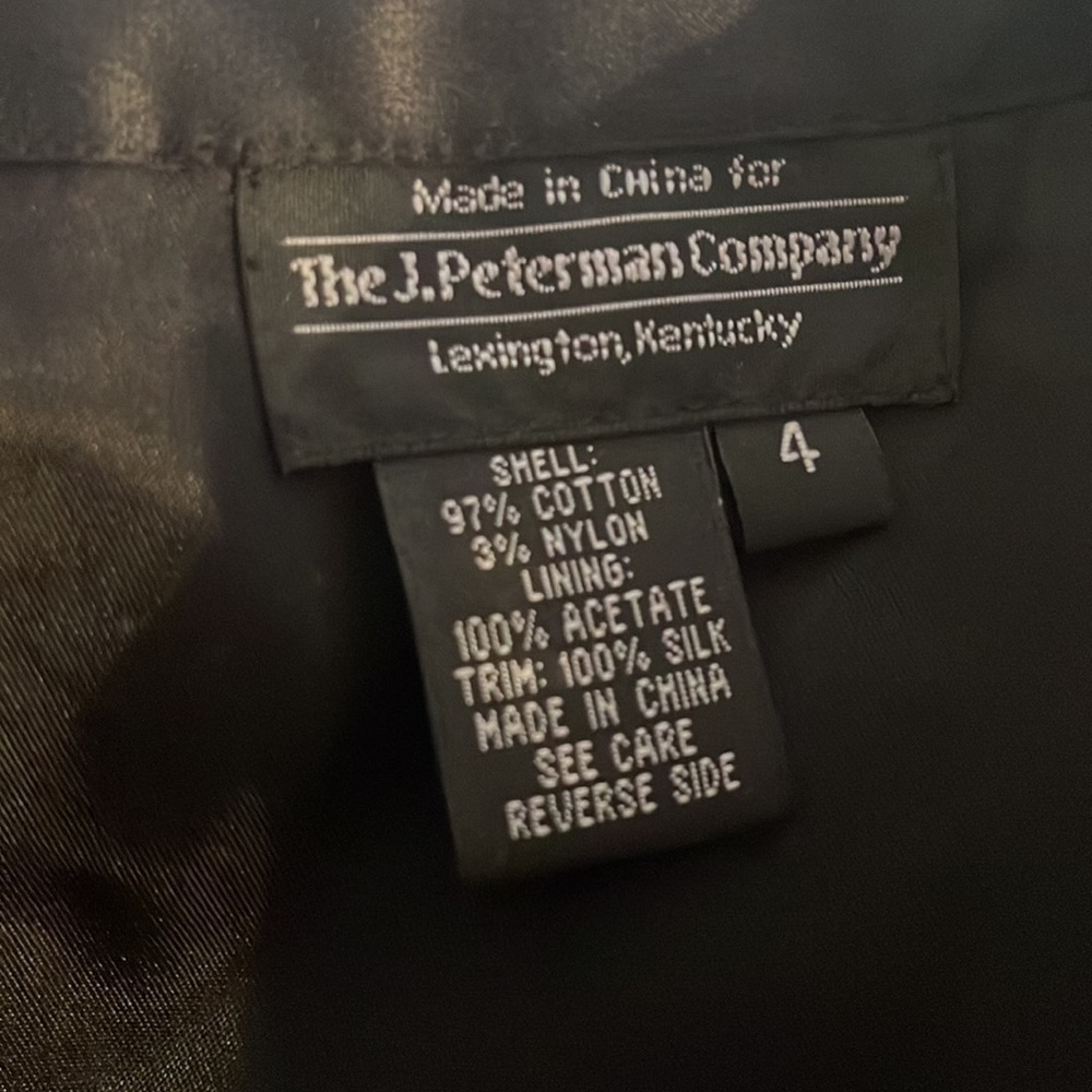 THE J. Peterman Company Stunning beaded skirt with scallop edges at the bottom 4 - Picture 4 of 8